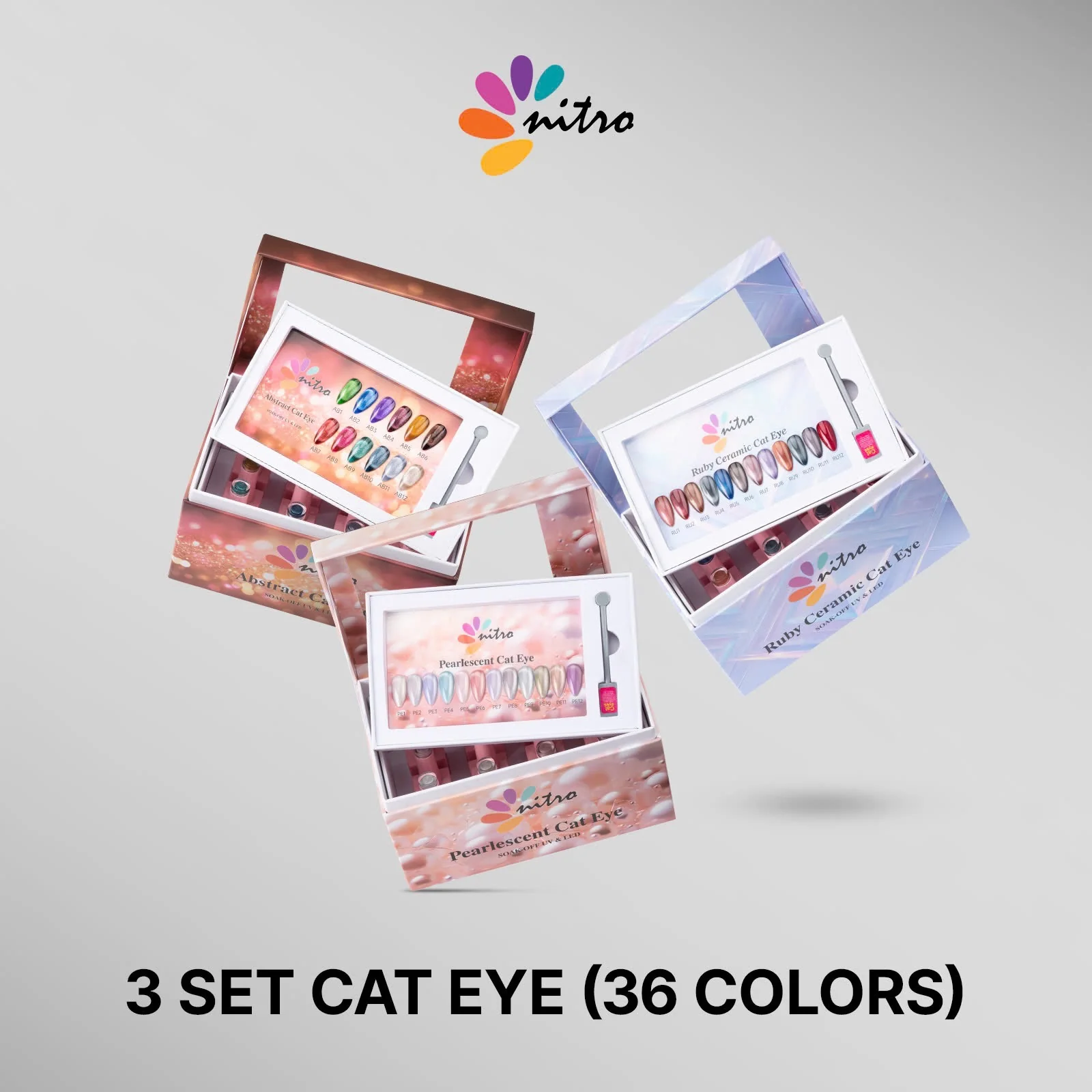 Bundle Cat Eye Collection (3 sets - 36 colors) - Image 3