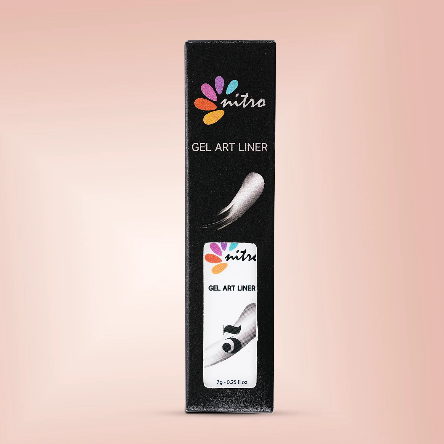 Gel Art Liner Silver Metallic - 8 ml - Image 5
