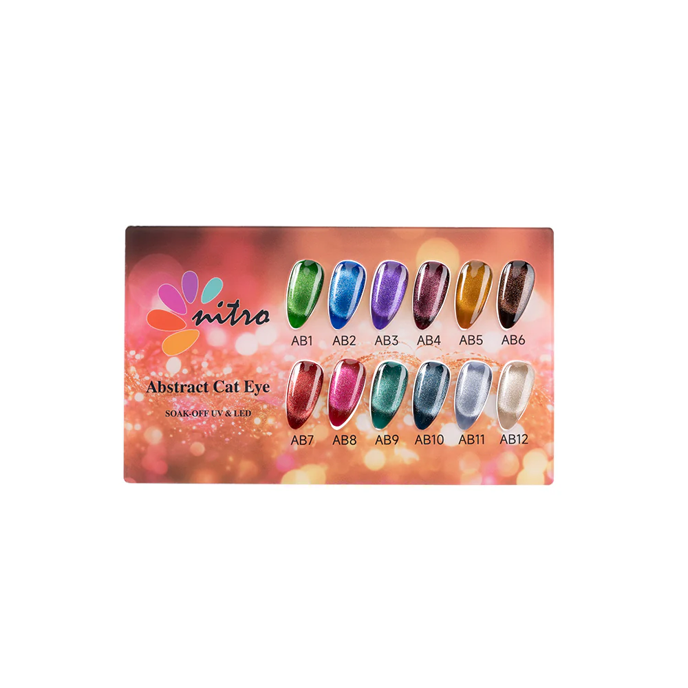 Nitro Abstract Cat Eye Gel Set (12 Colors) - Image 4