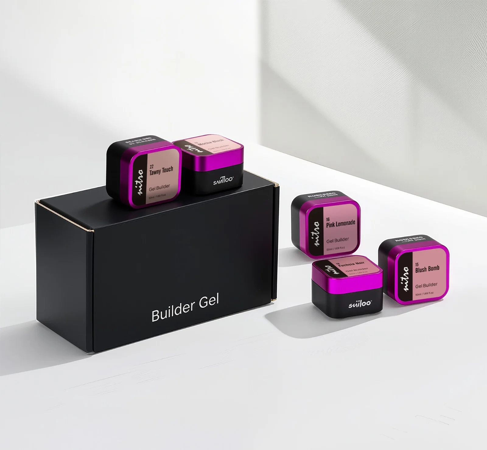 Nitro Builder Gel in Jar Hard Gel Set - Image 6