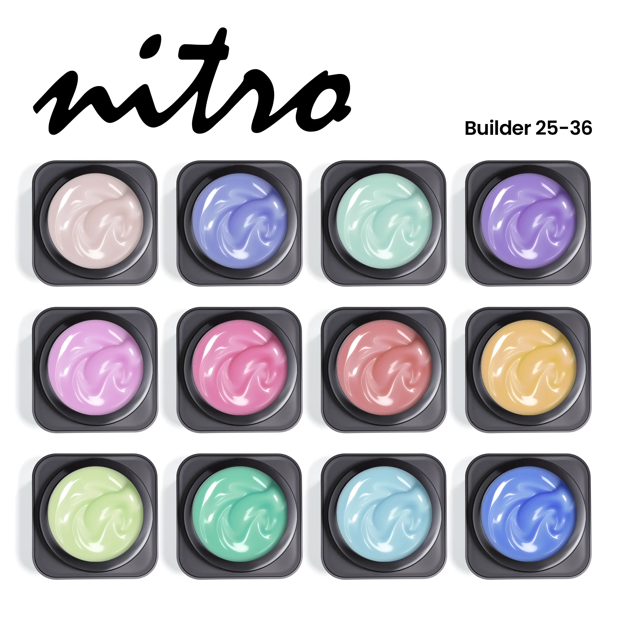 Nitro Builder Gel in Jar Hard Gel Set - Image 8
