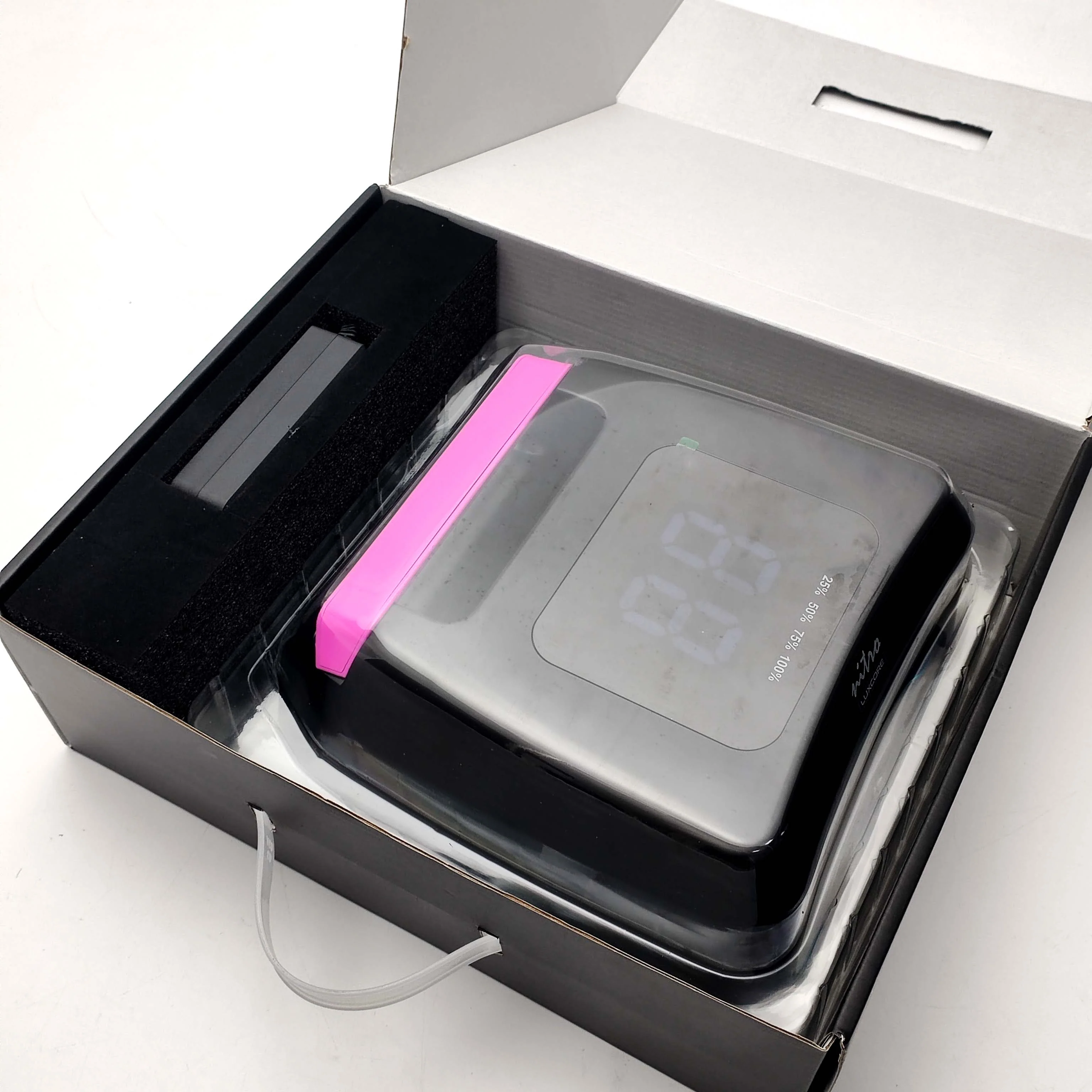 Luxcore 72W Cordless UV/LED Nail Lamp – Professional Rechargeable Nail Curing Lamp - Image 3