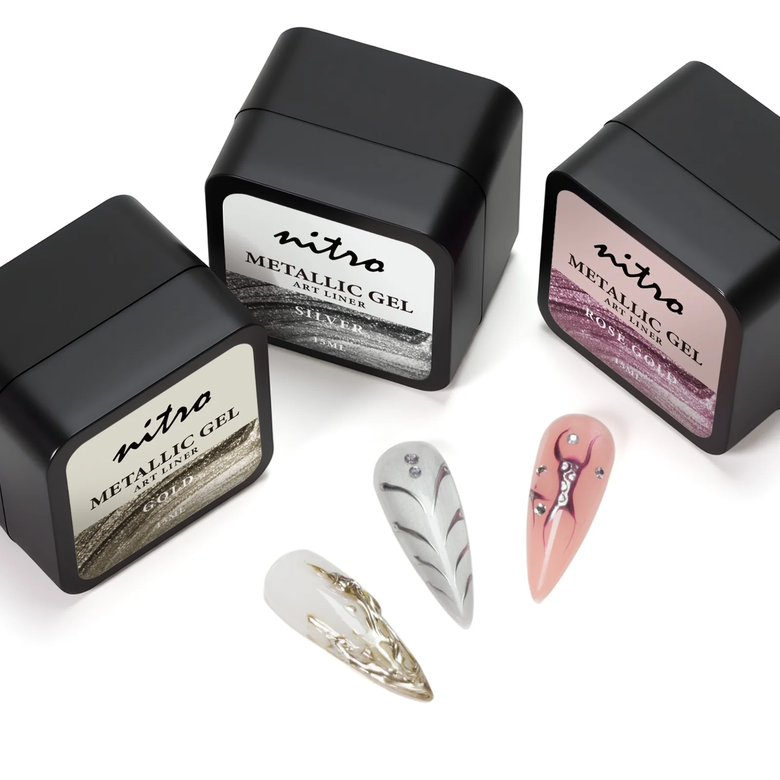 Metallic Gel Art Liner in Jar (15ml) - Image 6