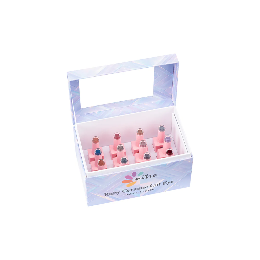 Nitro Ruby Ceramic Cat Eye Gel Collection (12 Colors) - Image 4